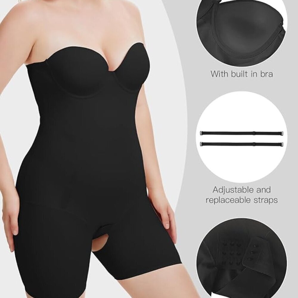 Strapless Shapewear Bodysuit